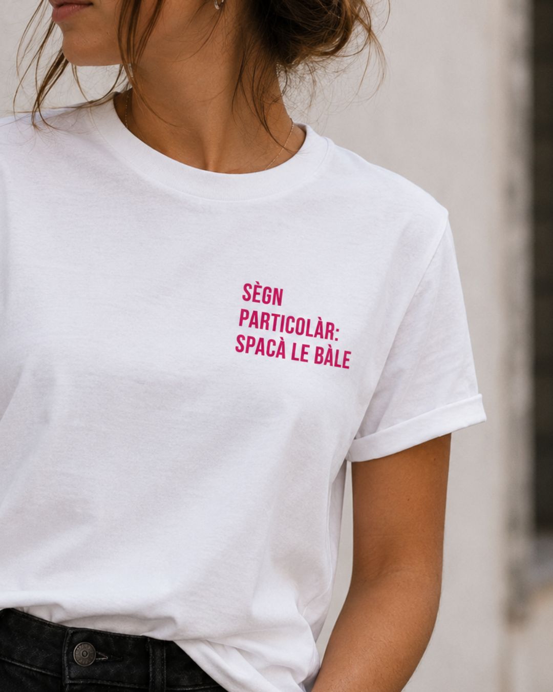 T-shirt SÈGN PARTICOLÀR: SPACÀ LE BÀLE 😵💫
